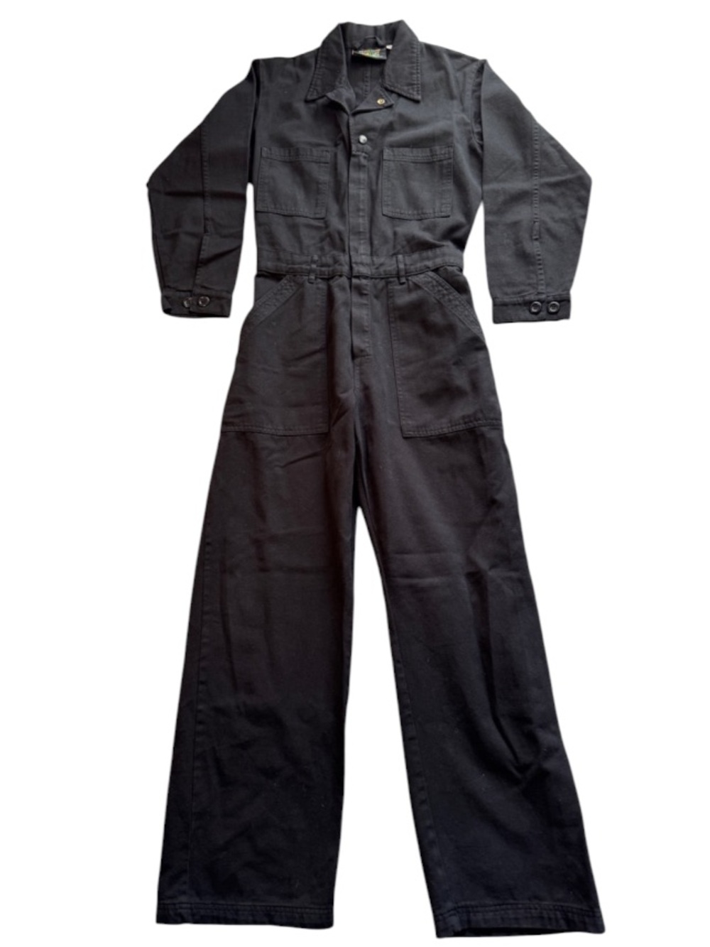 NWOT Big Bud Press Long Sleeve Everyday Jumpsuit Black Size Medium Unisex